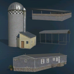 Trailer Farm Buildings Pack