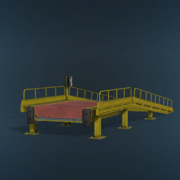 Loading Ramp With Dock Leveler