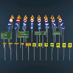 Polish Road Signs (Prefab*)