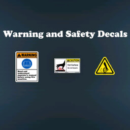 Safety And Warning Label Decals (Prefab*)