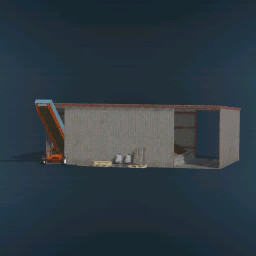 Warehouse With Conveyor Belt