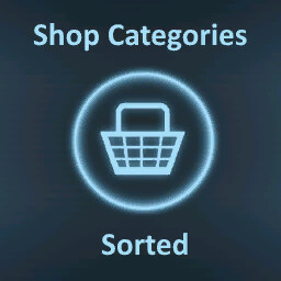 Shop Categories Sorted