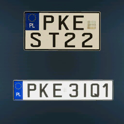 Polish License Plates (Prefab*)