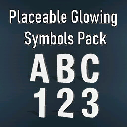 Placeable Glowing Symbols Pack