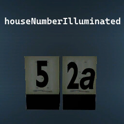 Illuminated House Numbers (Prefab*)