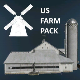 USA White Farm Buildingpack