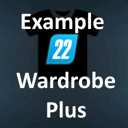 Wardrobe Plus Example Mod - FS22 Logo