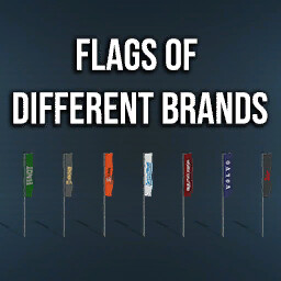 Flags Of Different Brands