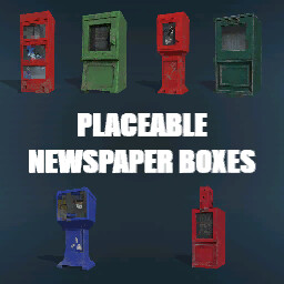 Placeable Newspaper Boxes