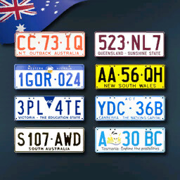 Australian License Plates (Prefab*)