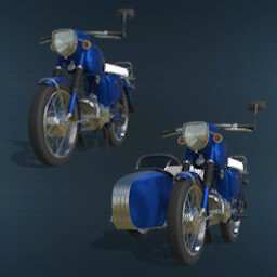 Lizard Motorcycle + SideCar