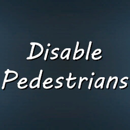 Disable Pedestrians